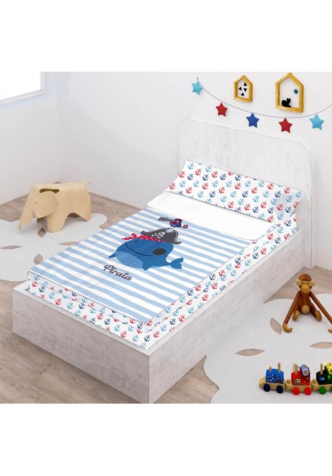 Prêt à Dormir Zippé et Extensible Coton DESSIN PLACÉ - PIRATE