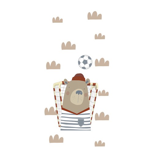 Prêt à Dormir Zippé et Extensible Coton DESSIN PLACÉ - SOCCER 2