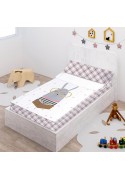 Prêt à Dormir Zippé et Extensible Coton DESSIN PLACÉ - HARRIET