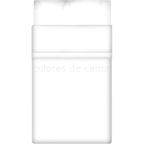 Drap Plat UNI BLANC Pur Coton