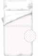 Housse de Couette Coton et Piqué – ESTRELLAS ROSE