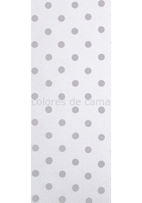 Housse de Couette Coton et Piqué – TOPOS GRIS