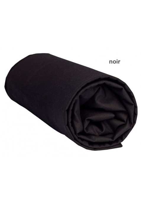 Drap Housse NOIR UNI