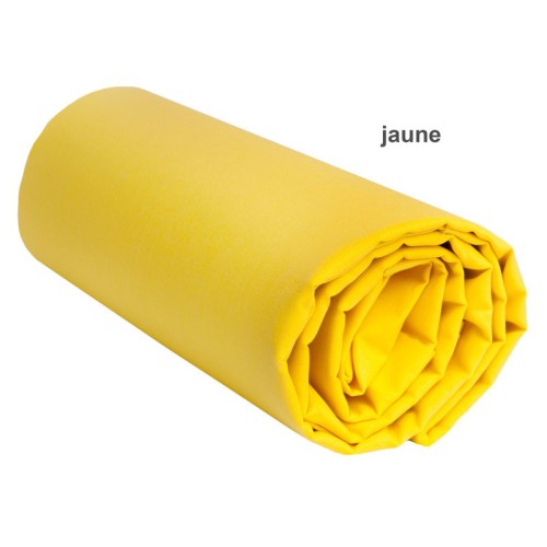 Drap Housse JAUNE UNI