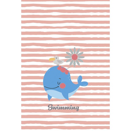 Housse de Couette Réversible Coton WHALE 2