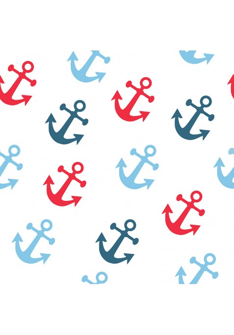 Drap Housse imprimé Coton ANCRES