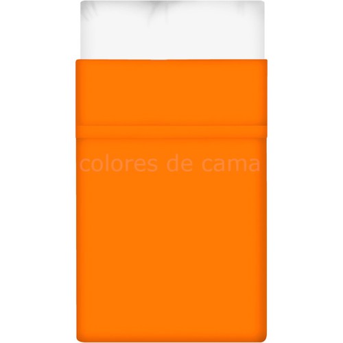 Drap Plat ORANGE UNI