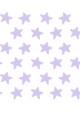 Housse de Couette Réversible Coton ÉTOILES lilas - fond blanc
