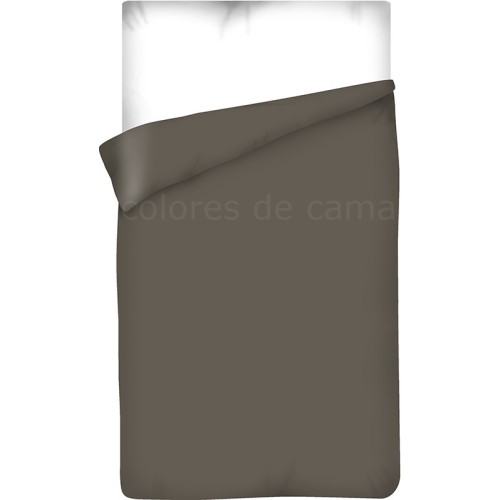 Housse de Couette GRIS FONCÉ UNIE