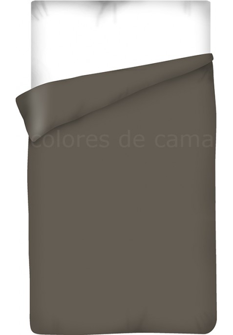 Housse de Couette GRIS FONCÉ UNIE