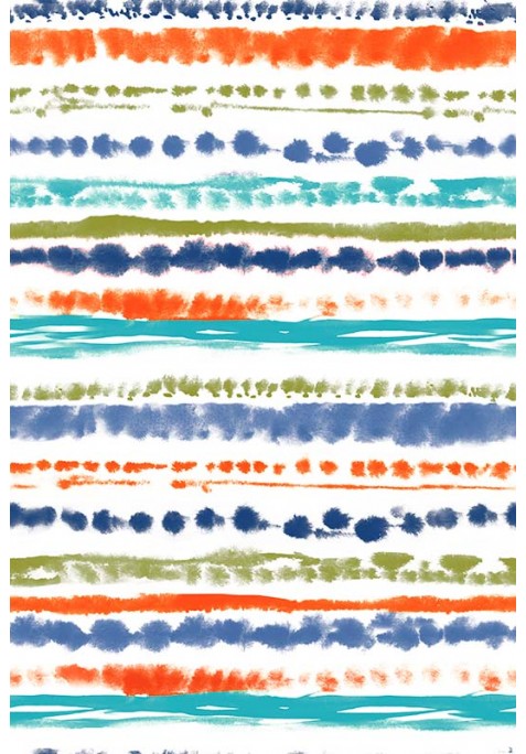 Prêt à Dormir Zippé et Extensible WATERCOLOR BLUE