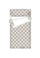 Prêt à Dormir Zippé et Extensible Coton CARRÉ MADRAS CAMEL