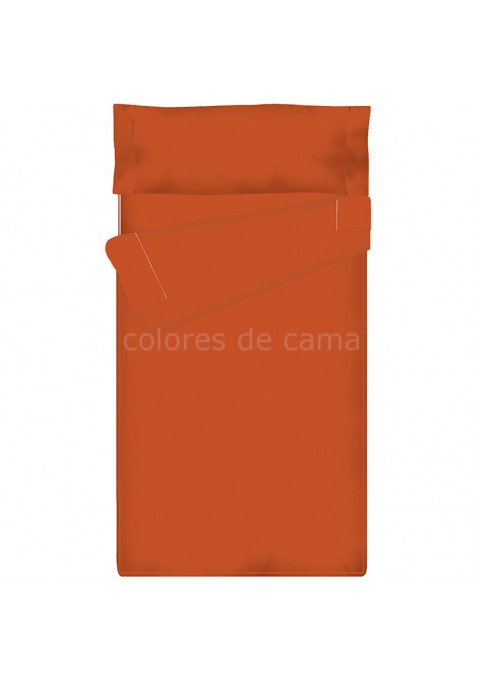 Prêt à Dormir Zippé et Extensible  Avec Forme Spéciale -  UNI TUILE - 130 x 190 x 11 cm - Couette 250 gr/m2