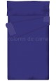 Prêt à dormir Zippé et Extensible - UNI bleu foncé - 50 x 185 x 9 cm - couette 4 saisons
