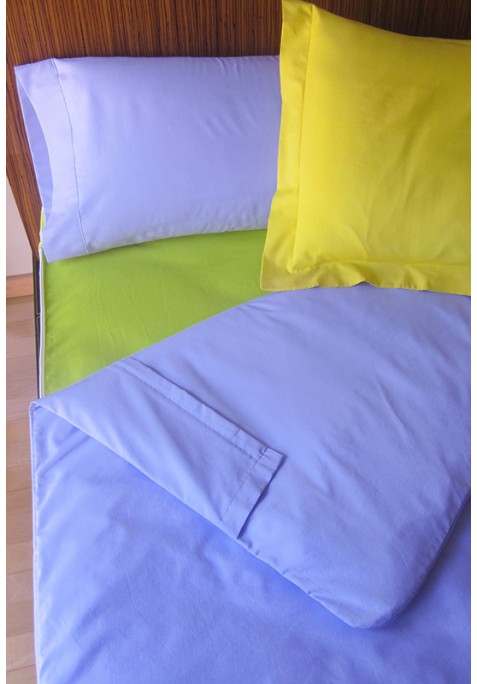 Prêt à dormir Zippé et Extensible Personnalisé à Couleurs - 140/120 x 190 x 10 cm - avec  Formes Spéciales et Couette 250 gr/m2