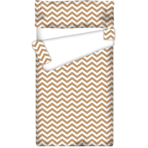 Prêt à Dormir Zippé et Extensible Coton ZIG ZAG TERRE