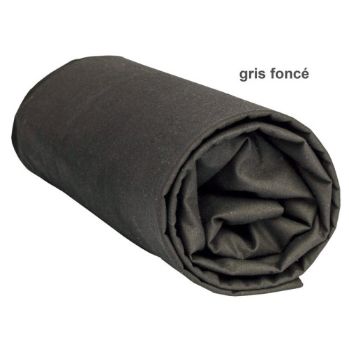 "Prêt à dormir" extensible et zippé - UNI gris foncé 2