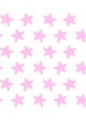 Édredon Réversible Coton ÉTOILES rose - fond blanc