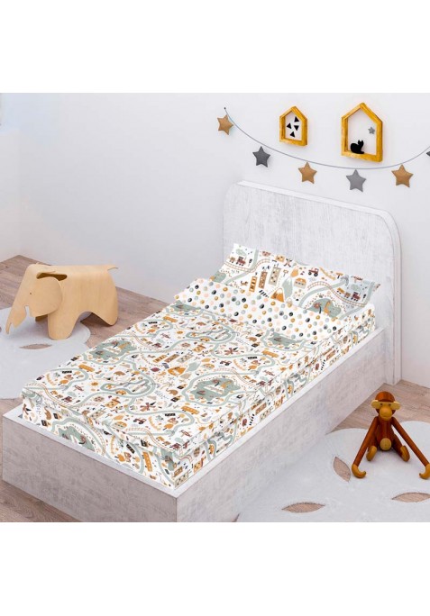 Prêt à Dormir Zippé et Extensible Coton MAP