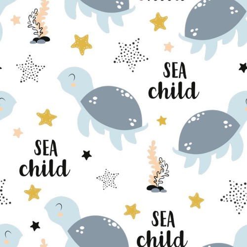 Prêt à Dormir Zippé et Extensible Coton TURTLES 2