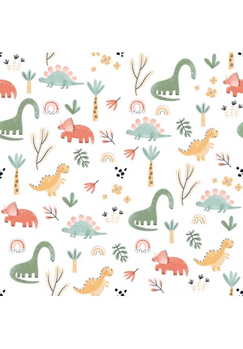 Prêt à Dormir Zippé et Extensible Coton JURASSIC