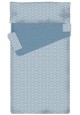 Prêt à Dormir Zippé et Extensible Coton STEEL BLUE WAVES