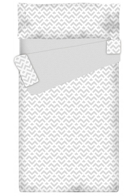 Prêt à Dormir Zippé et Extensible Coton STONE GEOMETRIC