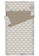 Prêt à Dormir Zippé et Extensible Coton LAND GEOMETRIC