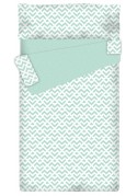 Prêt à Dormir Zippé et Extensible Coton MINT GEOMETRIC