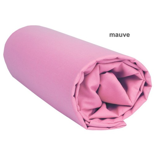 "Prêt à dormir" extensible et zippé - UNI mauve 2