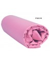 "Prêt à dormir" extensible et zippé - UNI mauve