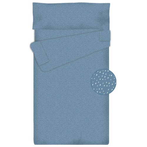 Prêt à Dormir Zippé et Extensible Coton STEEL BLUE MANHATTAN
