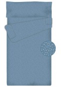 Prêt à Dormir Zippé et Extensible Coton STEEL BLUE MANHATTAN