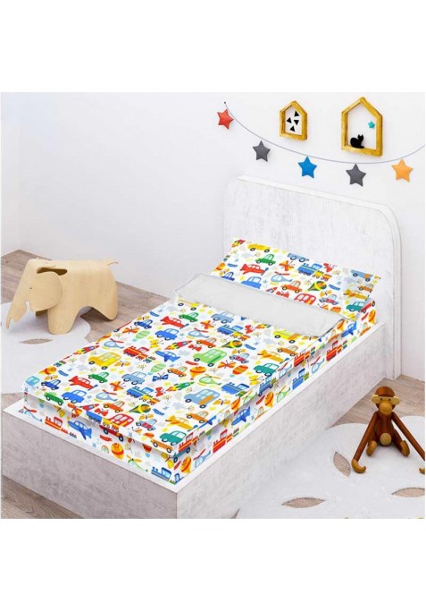 Prêt à Dormir Enfant Zippé VEHICLES