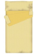 Prêt à Dormir Zippé et Extensible Coton DARK YELLOW WAVES