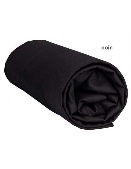 "Prêt à dormir" extensible et zippé - UNI noir "Prêt à dormir" extensible et zippé - UNI noir