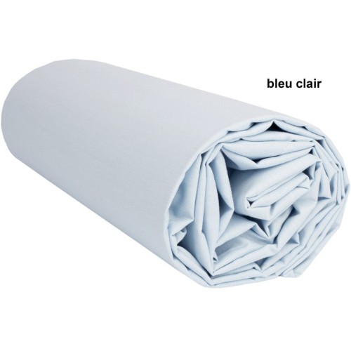 "Prêt à dormir" extensible et zippé - UNI bleu ciel 2
