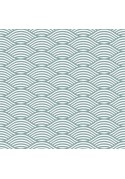 Prêt à Dormir Zippé et Extensible Coton GREENISH WAVES