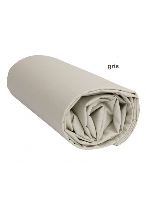 Drap Housse GRIS UNI