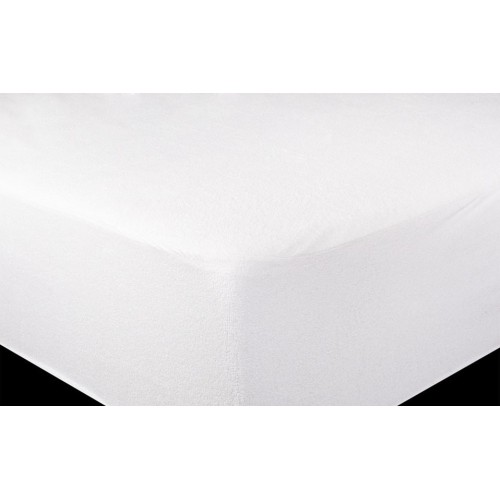 Lot de 10 protège matelas draps housses coton enduit PU 160x200 cm