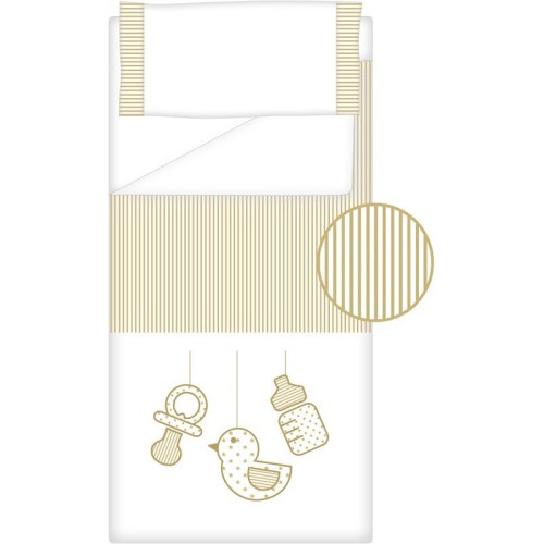 Prêt à Dormir Zippé Non-Extensible Coton et Piqué – Dpkes SWEET sable