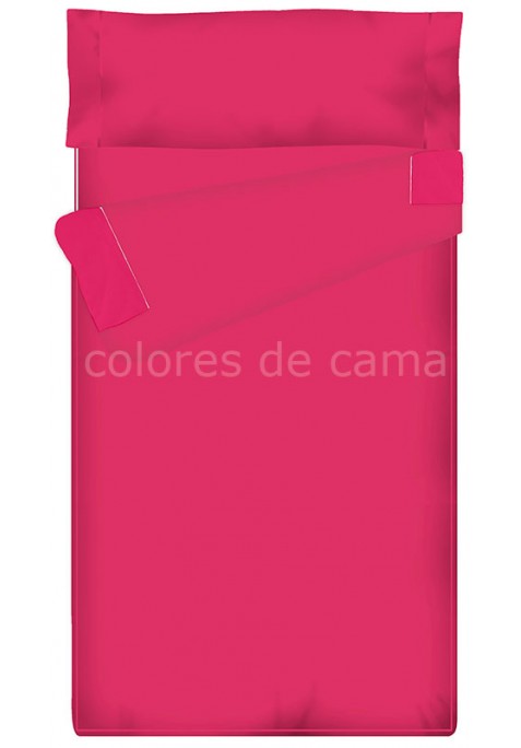 "Prêt à dormir" extensible et zippé - UNI fuchsia