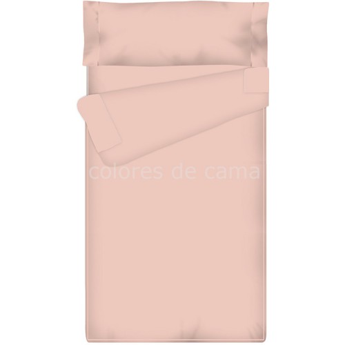 "Prêt à dormir" extensible et zippé - UNI rose