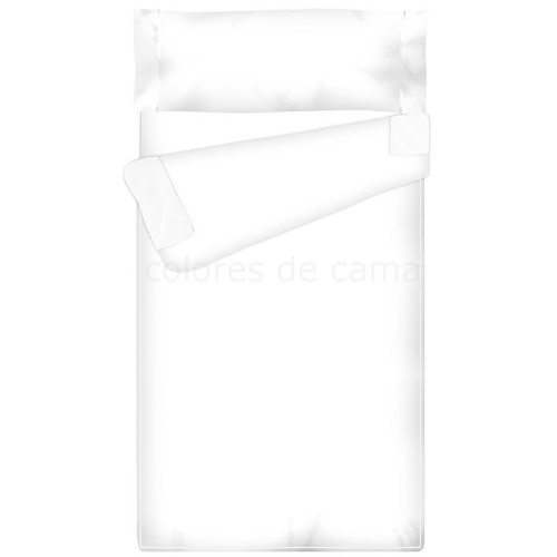 "Prêt à dormir" extensible et zippé - UNI blanc