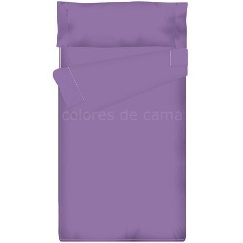 "Prêt à dormir" extensible et zippé - UNI lilas