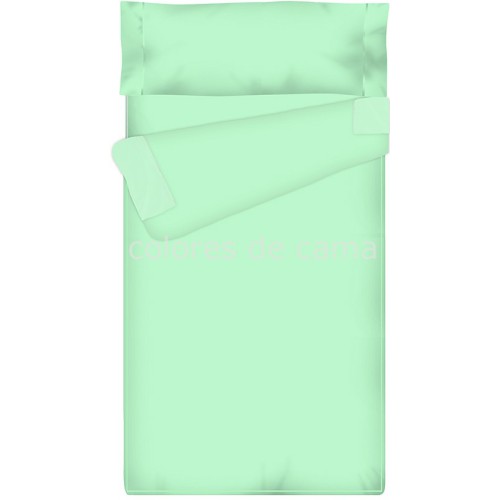 "Prêt à dormir" extensible et zippé - UNI émeraude