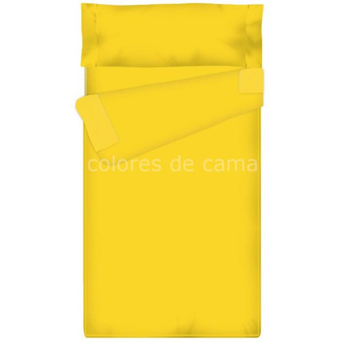 "Prêt à dormir" extensible et zippé - UNI jaune