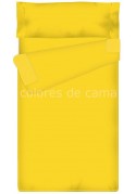 "Prêt à dormir" extensible et zippé - UNI jaune