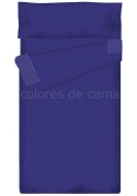 "Prêt à dormir" extensible et zippé - UNI bleu marine