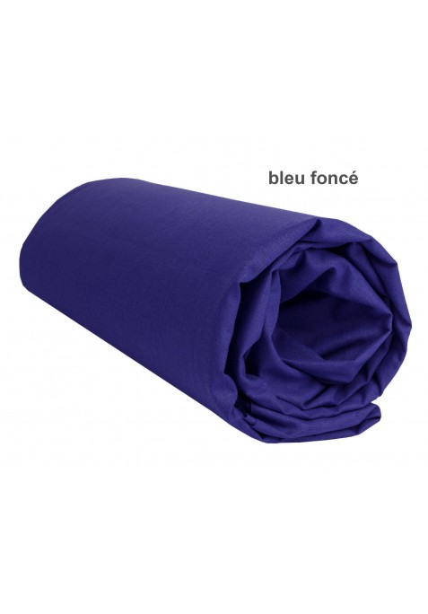 "Prêt à dormir" extensible et zippé - UNI bleu marine